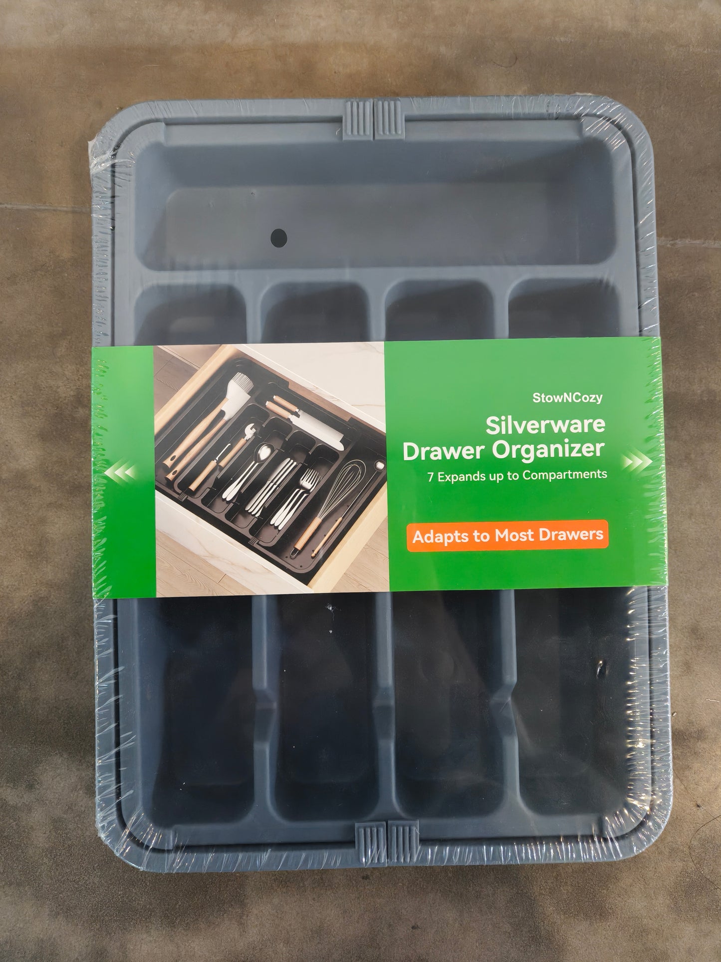 StowNCozy Adjustable & Expandable Silverware Organizer