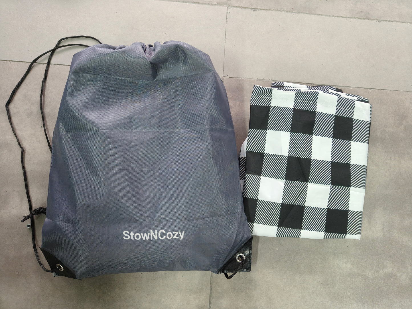 StowNCozy Picnic Table Cover Set — Fitted, Waterproof & Windproof