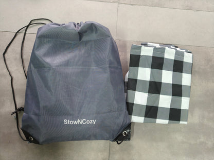 StowNCozy Picnic Table Cover Set — Fitted, Waterproof & Windproof